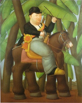 Fernando Botero Painting - presidente fernando botero